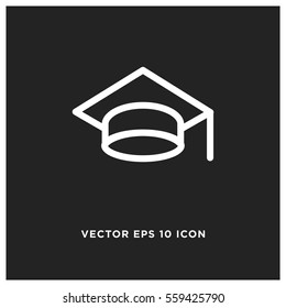 Graduation Cap Vector Icon