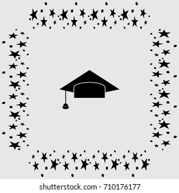 Graduation Cap vector icon