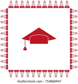 Graduation Cap vector icon