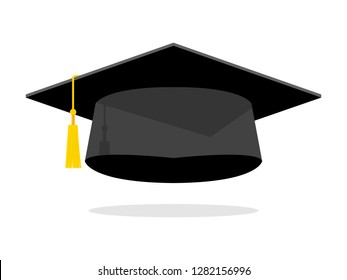 Graduation Cap Vector Icon Illustration