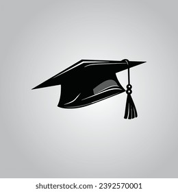 graduation cap vector icon illustration 