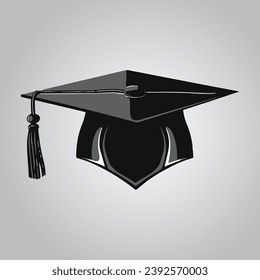 graduation cap vector icon illustration 