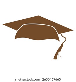Graduation cap vector icons set. Illustration isolated for graphic and web design. Graduation icon