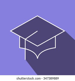 graduation cap vector illustration eps 10