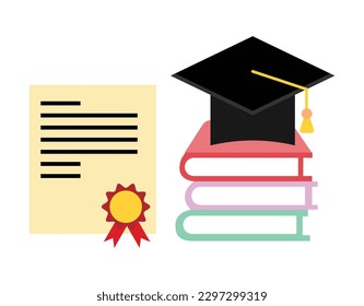 graduation cap vector image or clipart