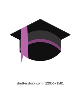 Graduation cap vector isolated on white background. Icon Graduation cap.