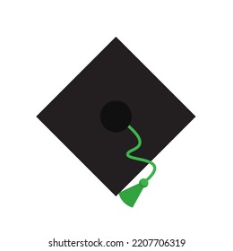Graduation cap vector isolated on white background. Icon Graduation cap.