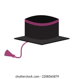 Graduation cap vector isolated on white background. Icon Graduation cap.