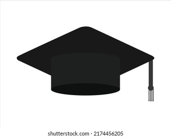 Graduation cap vector. on white background