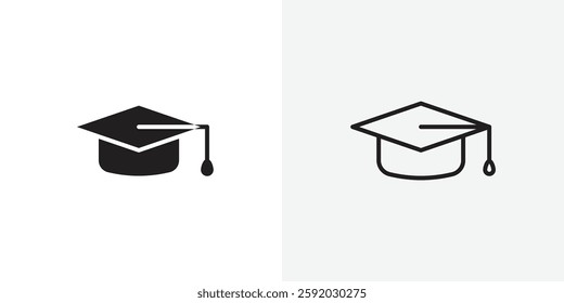 Graduation cap vectors icons pack for apps and Ui Ux desigs