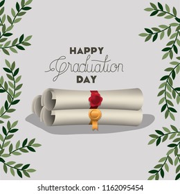 graduation card with diploma