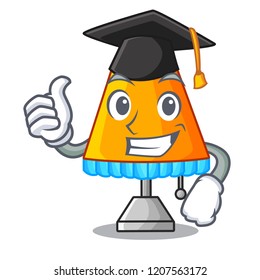 Graduation cartoon table lamp beside in bed