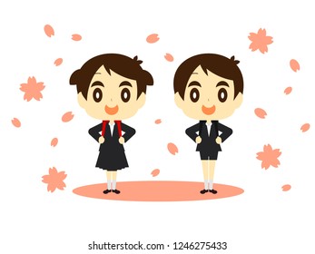 Graduation ceremony · entrance ceremony of elementary school in Japan