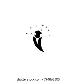 graduation ceremony logo vector