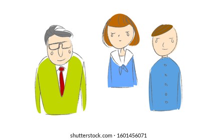 Graduation ceremony situation pattern - crying