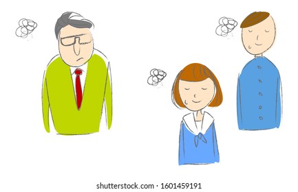 Graduation ceremony situation pattern - in trouble