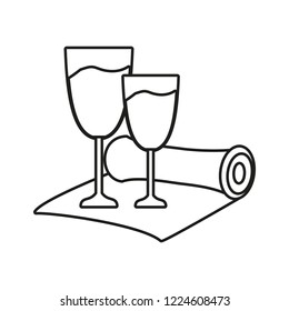 graduation certificate with cups