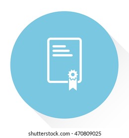  graduation certificate icon