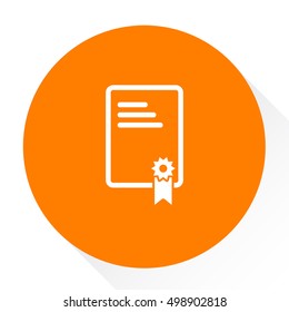  graduation certificate icon
