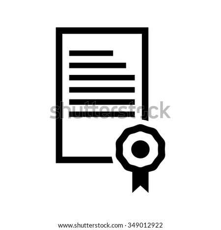 graduation certificate icon