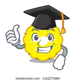 Graduation character pineapple slice fresh