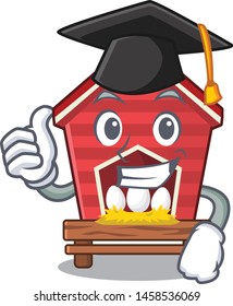 Graduation chicken coop in the cartoon shape