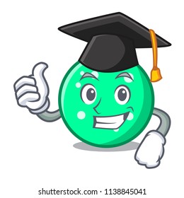 Graduation circle character cartoon style