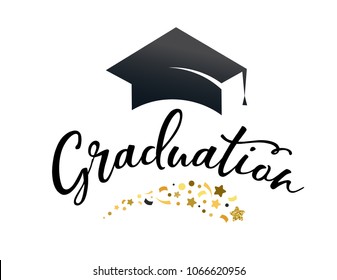 Graduation Class of 2018, party invitations, posters, banner, lettering design