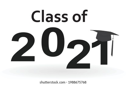 Graduation Class of 2021. vector