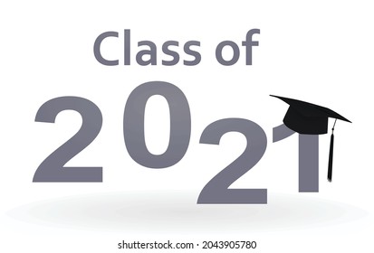 Graduation Class of 2021. vector