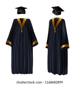 graduation gown length guys