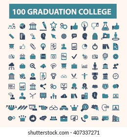 iconos de la universidad de graduación
