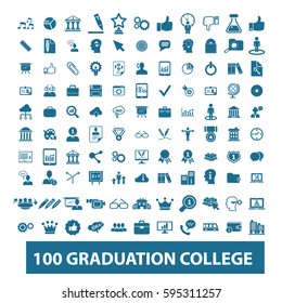 graduation college icons