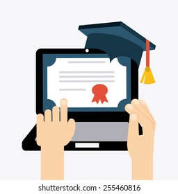 graduation concept design, vector illustration eps10 graphic 