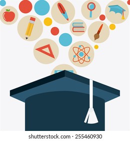 graduation concept design, vector illustration eps10 graphic 