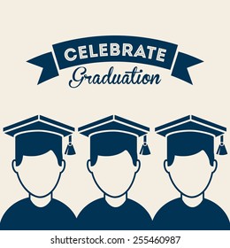 graduation concept design, vector illustration eps10 graphic 