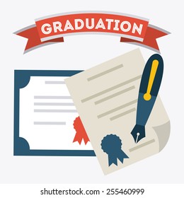 graduation concept design, vector illustration eps10 graphic 