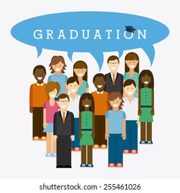 graduation concept design, vector illustration eps10 graphic 