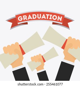graduation concept design, vector illustration eps10 graphic 