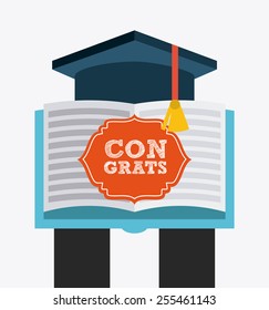 graduation concept design, vector illustration eps10 graphic 