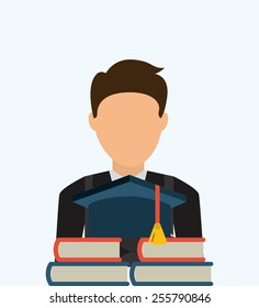 graduation concept design, vector illustration eps10 graphic 