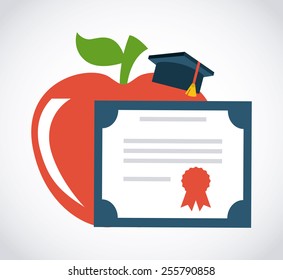 graduation concept design, vector illustration eps10 graphic 