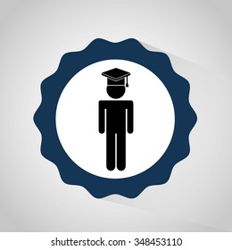 graduation concept design, vector illustration eps10 graphic 