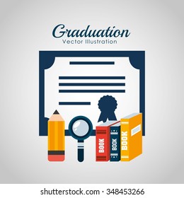 graduation concept design, vector illustration eps10 graphic 