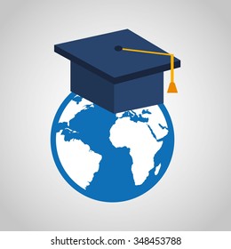 graduation concept design, vector illustration eps10 graphic 
