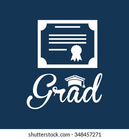 graduation concept design, vector illustration eps10 graphic 