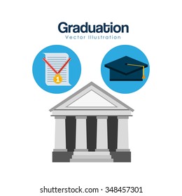 graduation concept design, vector illustration eps10 graphic 
