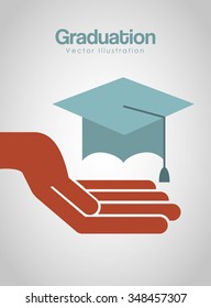 graduation concept design, vector illustration eps10 graphic 