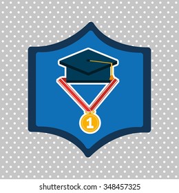 graduation concept design, vector illustration eps10 graphic 