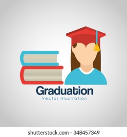 graduation concept design, vector illustration eps10 graphic 
